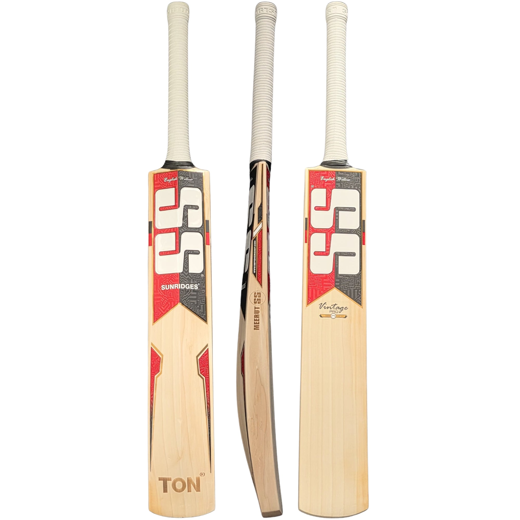 SS Cricket Bat Ton Sunridges Vintage Pro English Willow SH