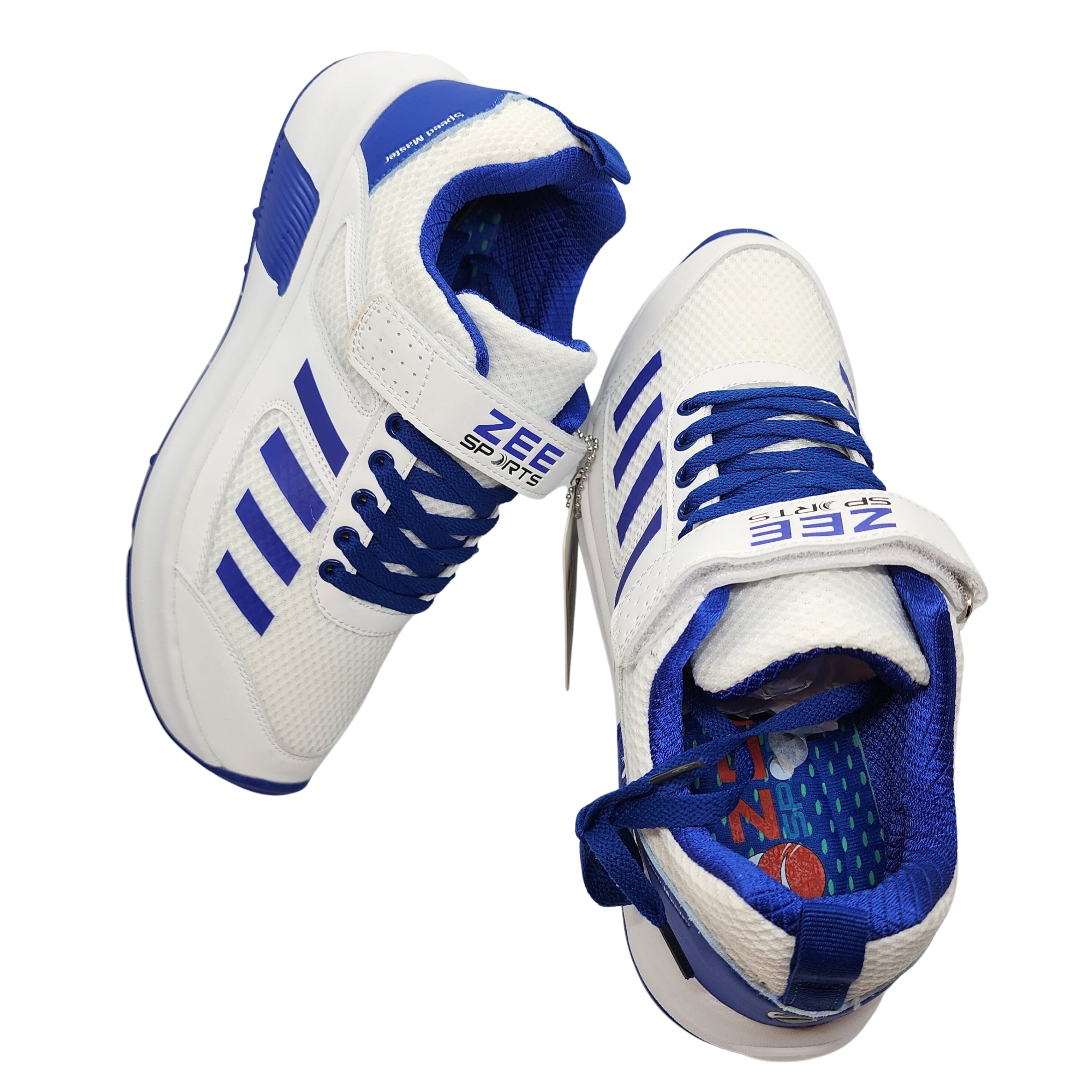 Zee Sports Allrounder Rubber Spikes Cricket Shoes W Additional Gel Non Slip Insoles