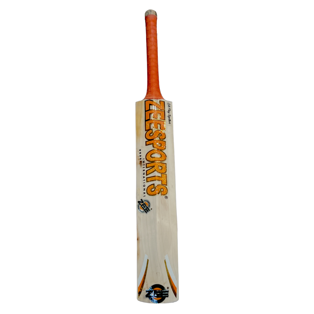Zee Sports Crickets Bat Black Star Series Orange