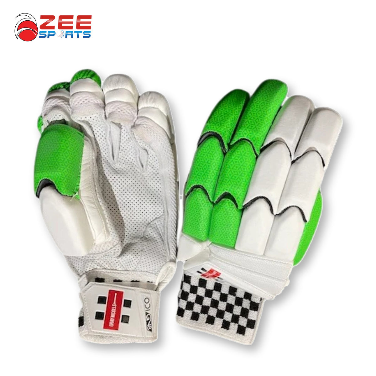 Close-up of Gray Nicolls GN8 ODI adult right-handed batting gloves