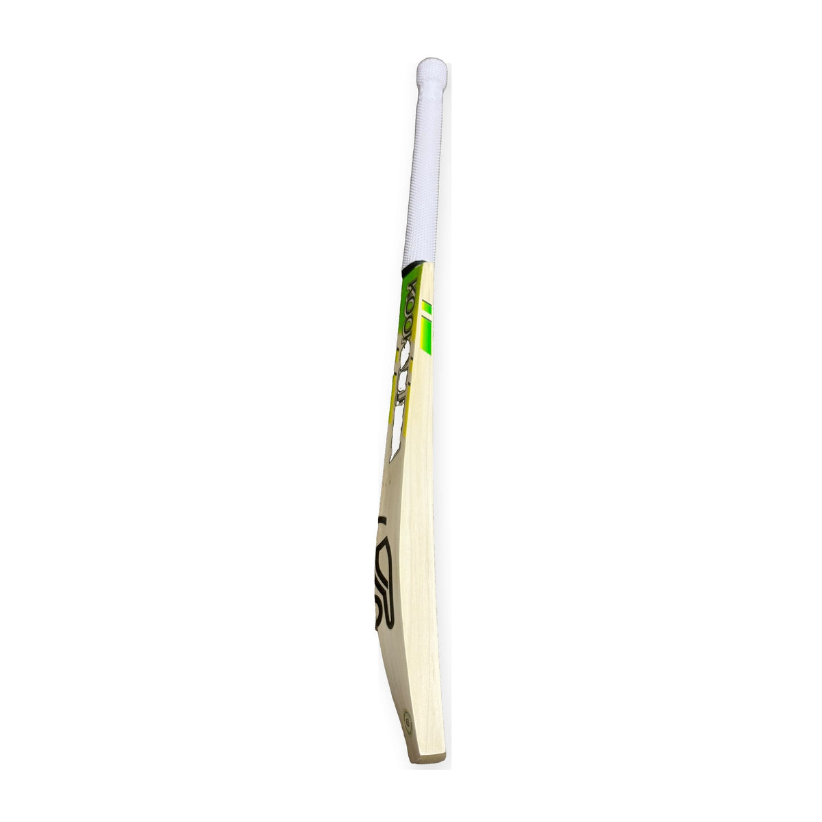 Kookaburra Kahuna English Willow cricket bat, side edge profile view