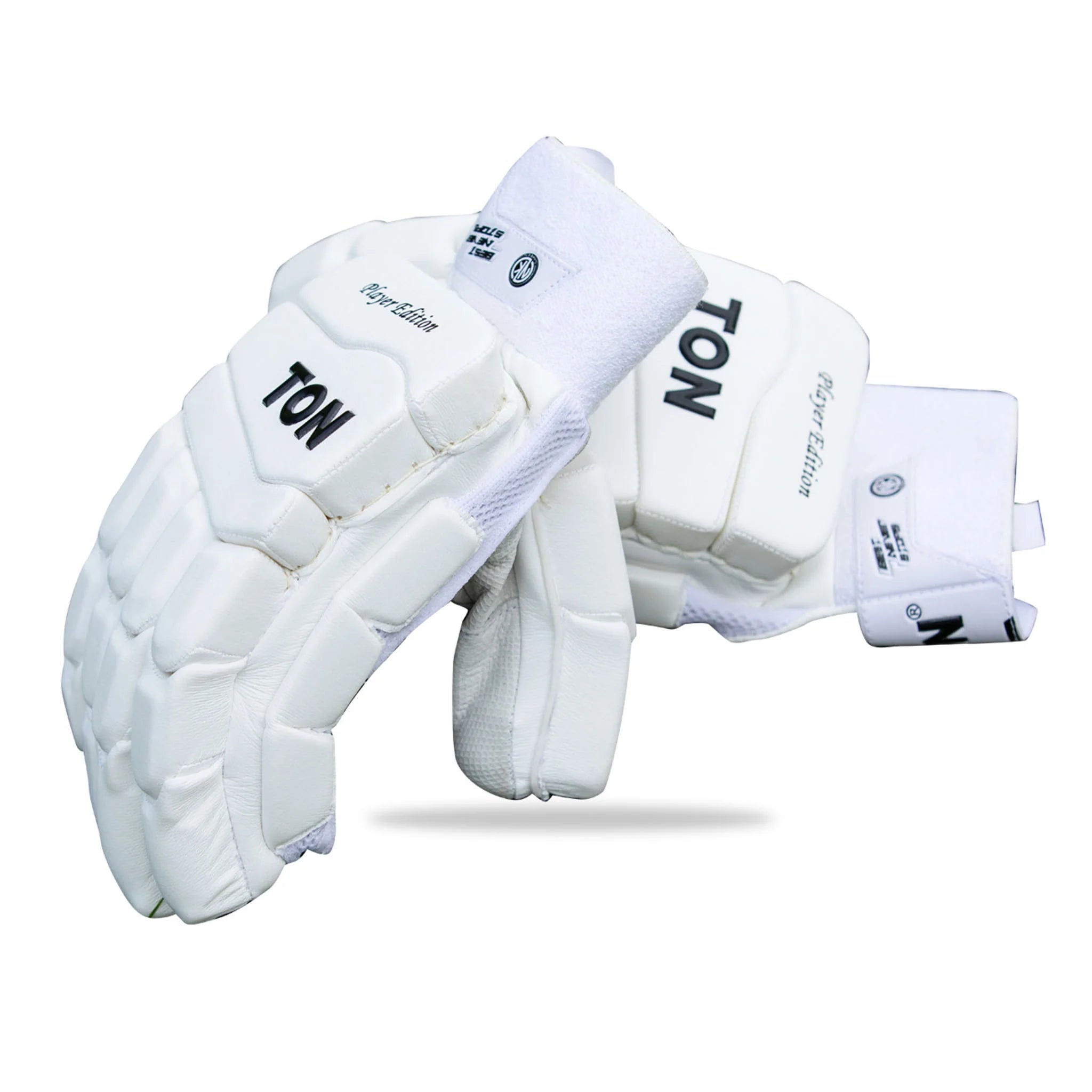 SS Batting Gloves Ton Players Edition Full White 2025