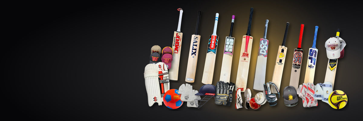 New 2027 inventory at Zee Sports - bats, pads, gloves, helmets, shoes, balls and caps