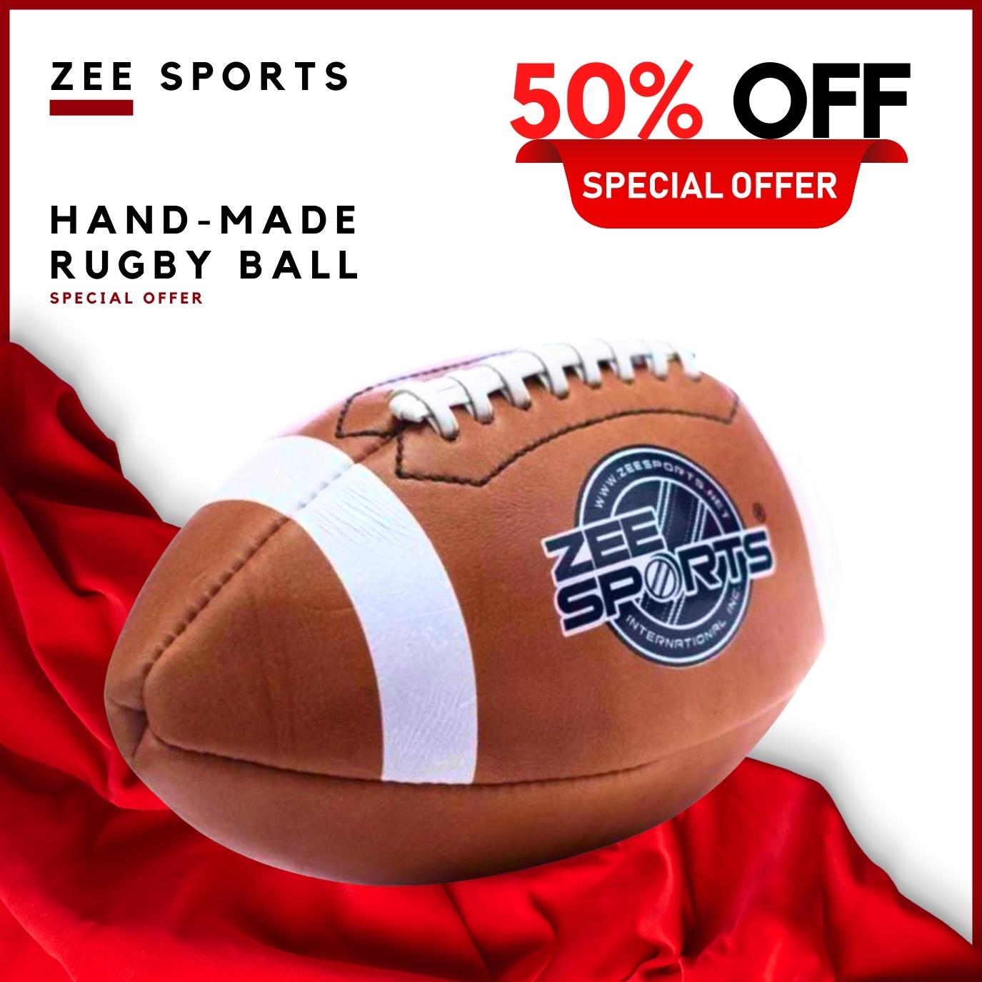 Zee Sports Hand-Made Rugby ball