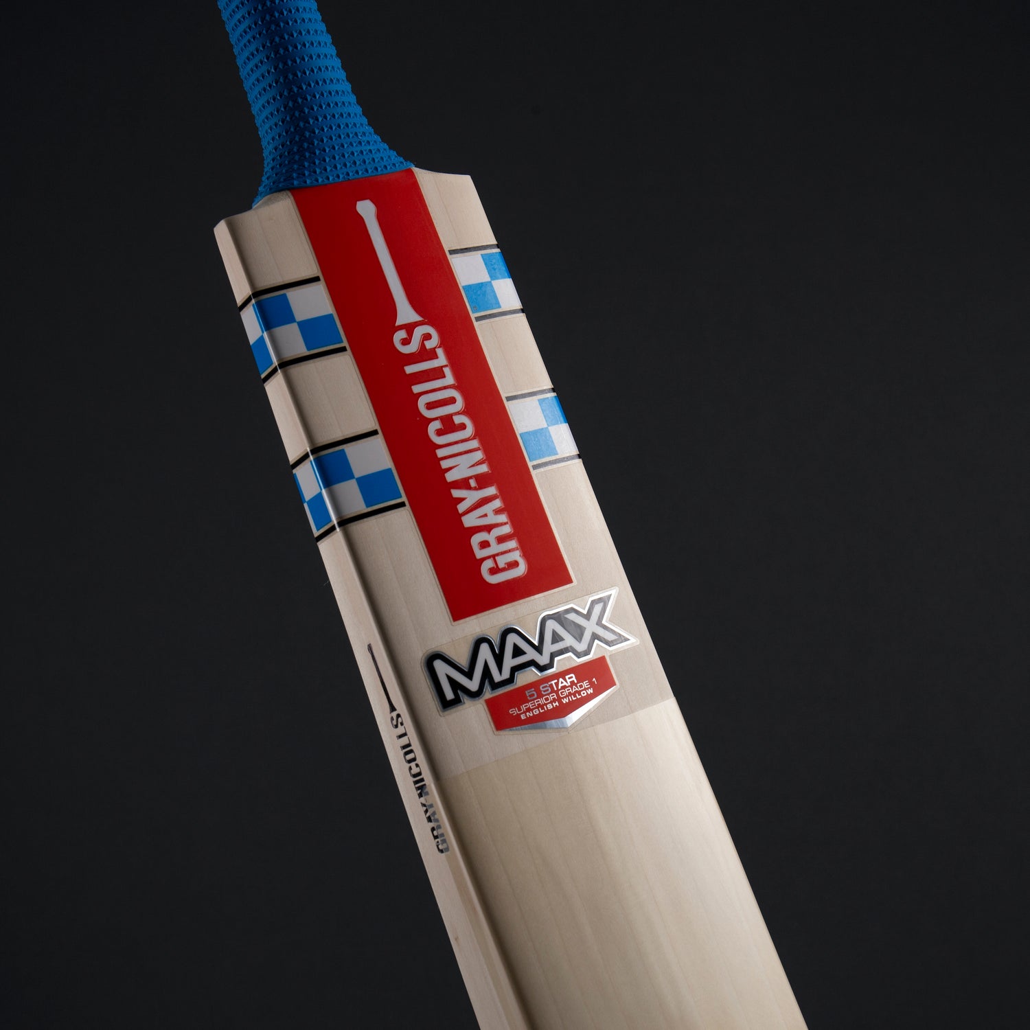 Gray Nicolls Cricket Bat, Model Blue MAAX 5 Star Junior English Willow