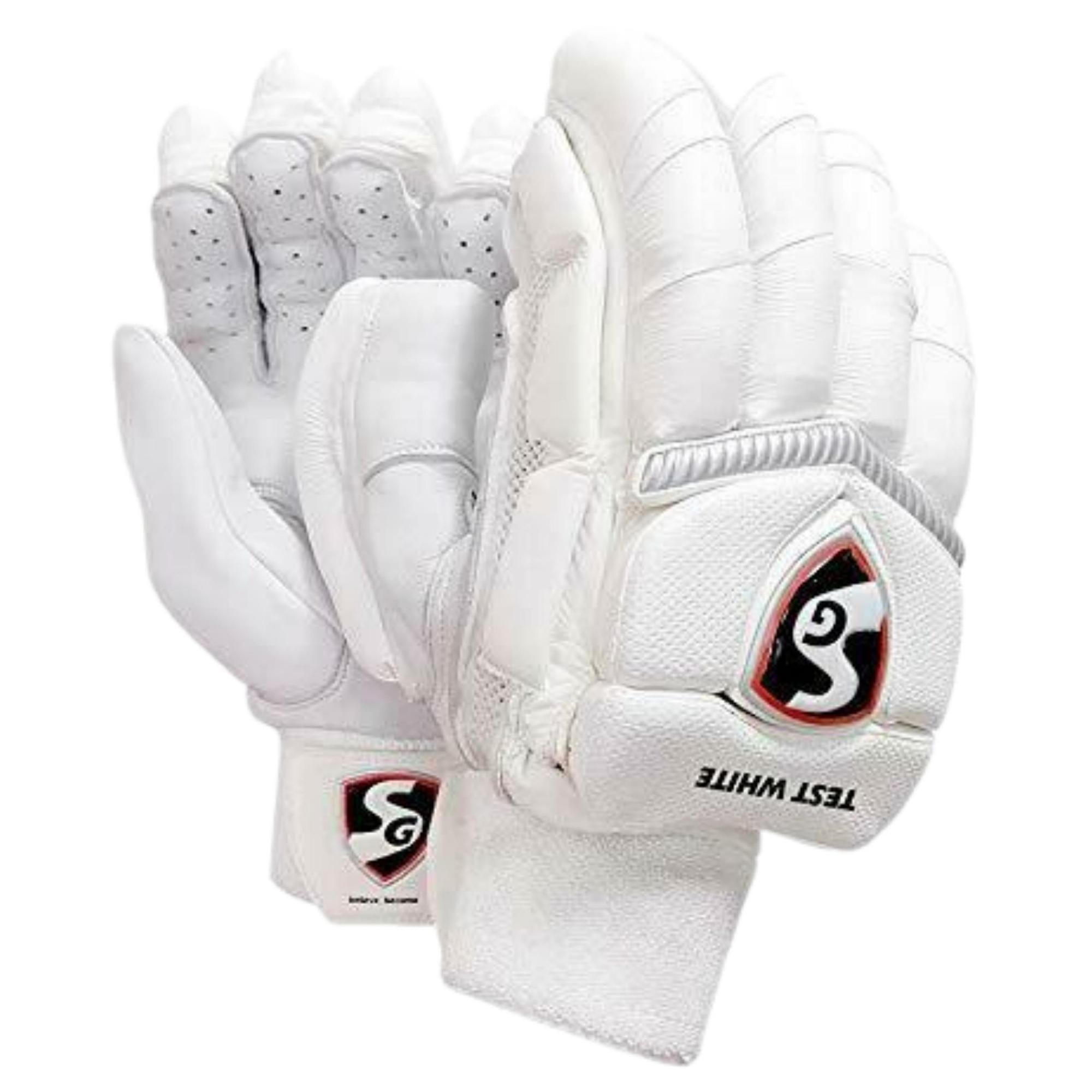 SG Batting Gloves TEST WHITE