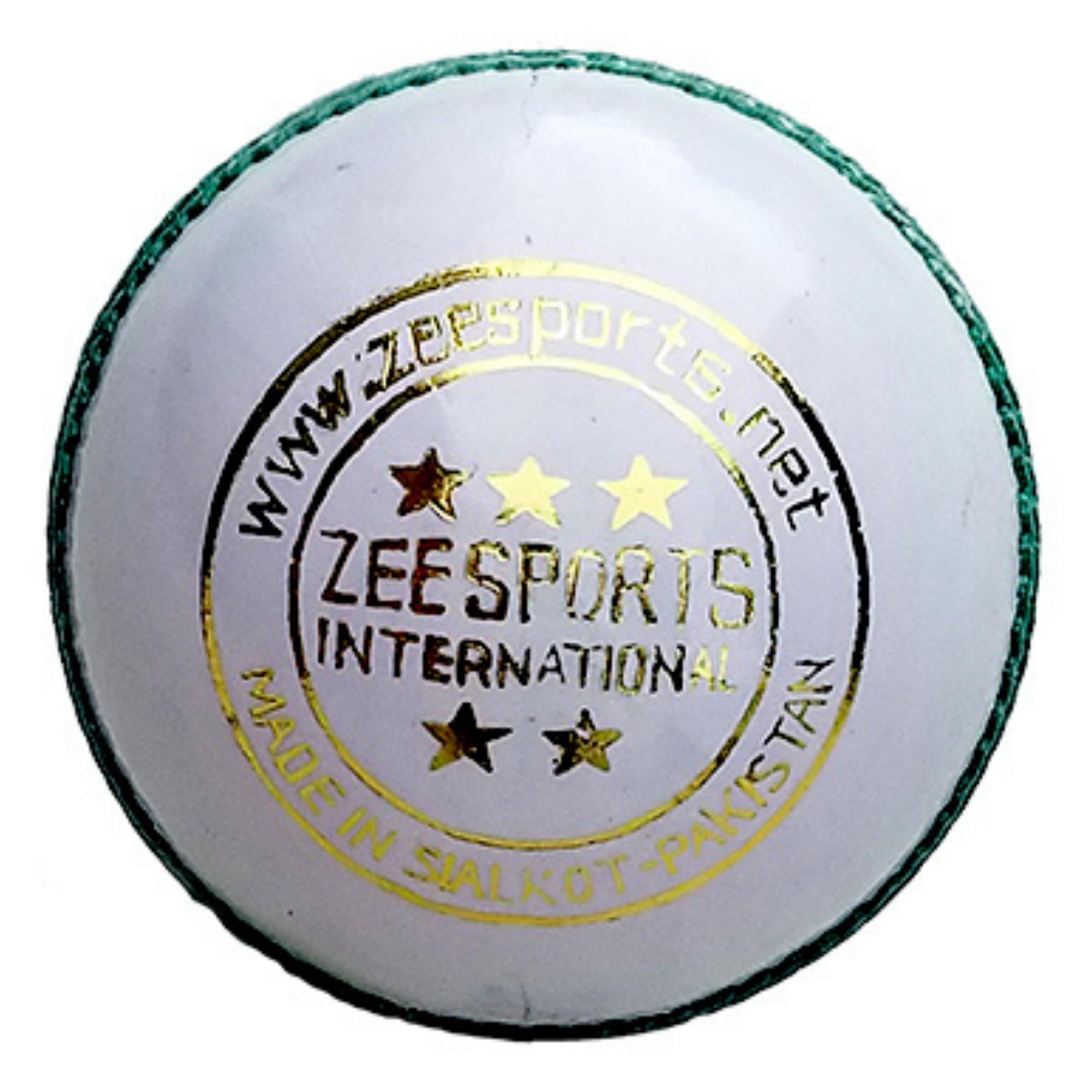 Zee Sports Premier 5 Star White League Cricket  Balls