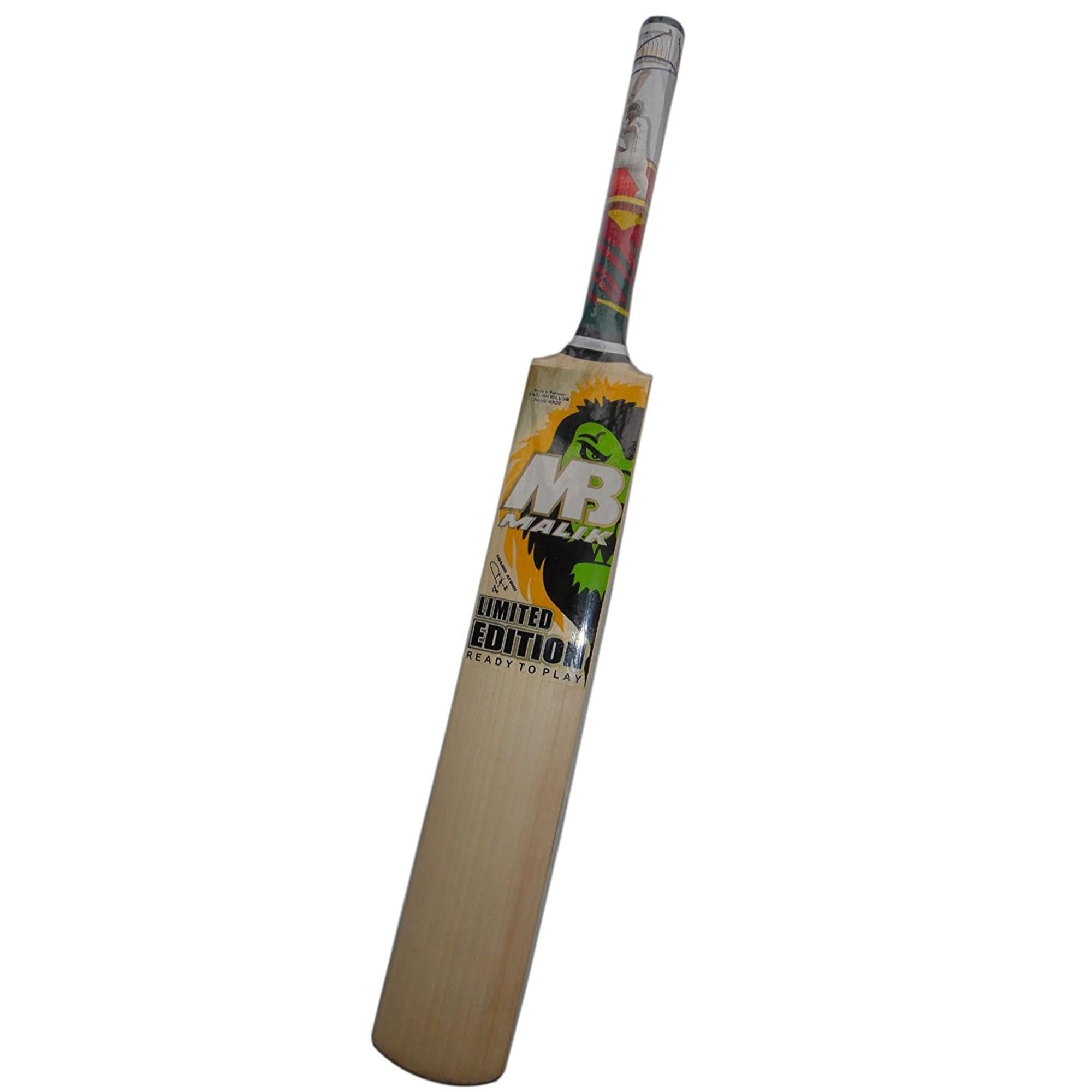 MB Malik Limited Edition Big Edge Cricket Bat