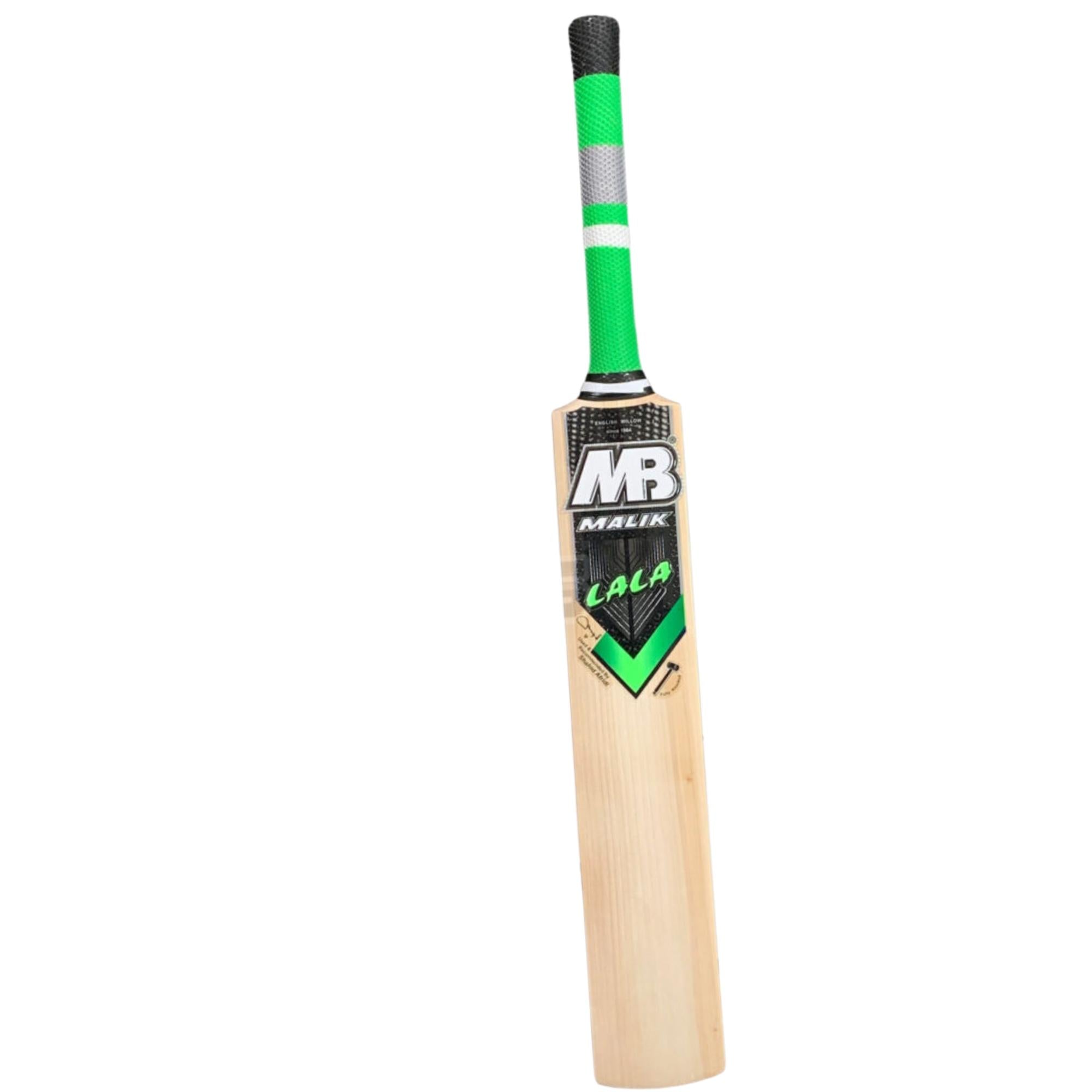 MB Malik & Lala Edition SA Green Handcrafted Cricket Bat