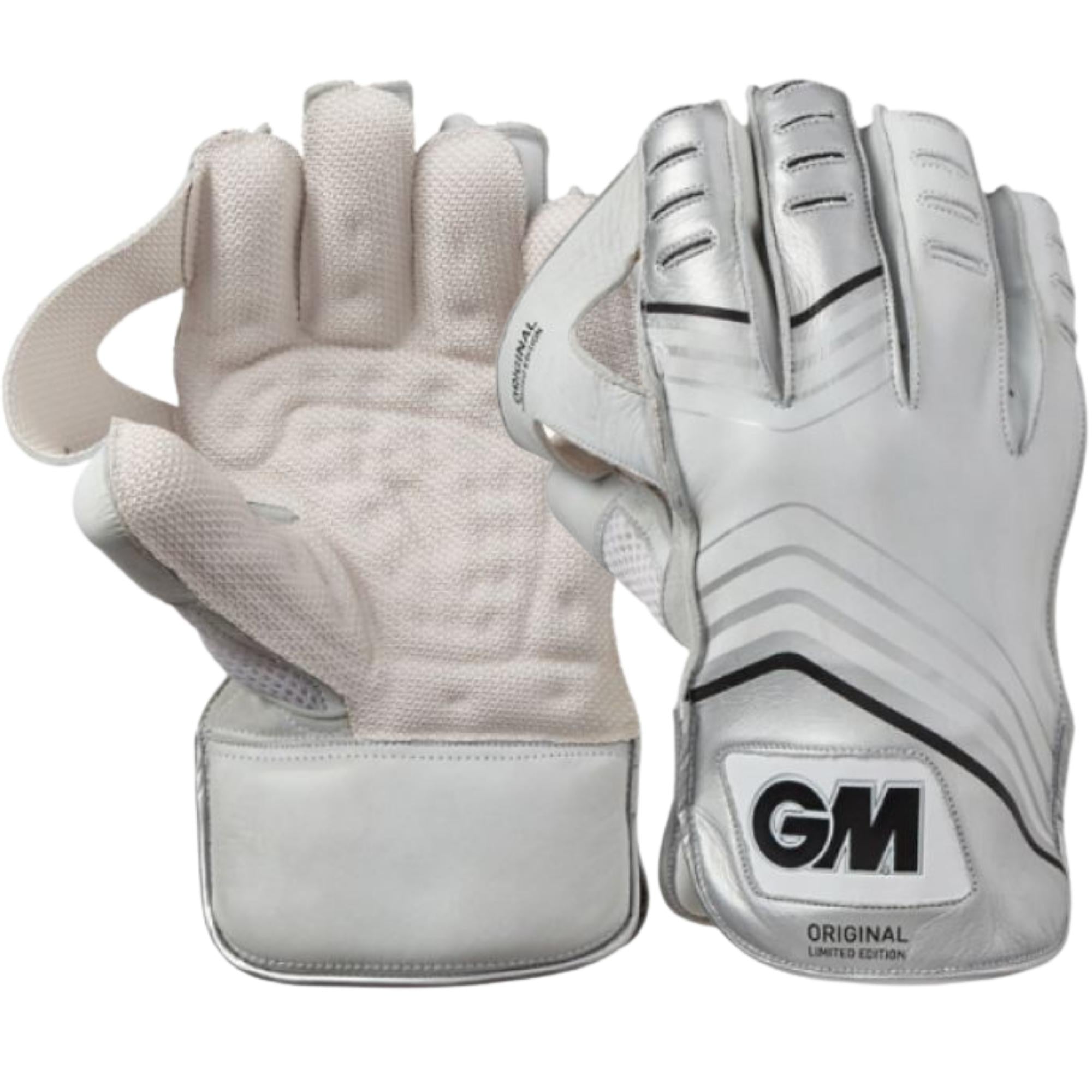 Gunn Moore Wicket Keeping Gloves Limited Edition Silver