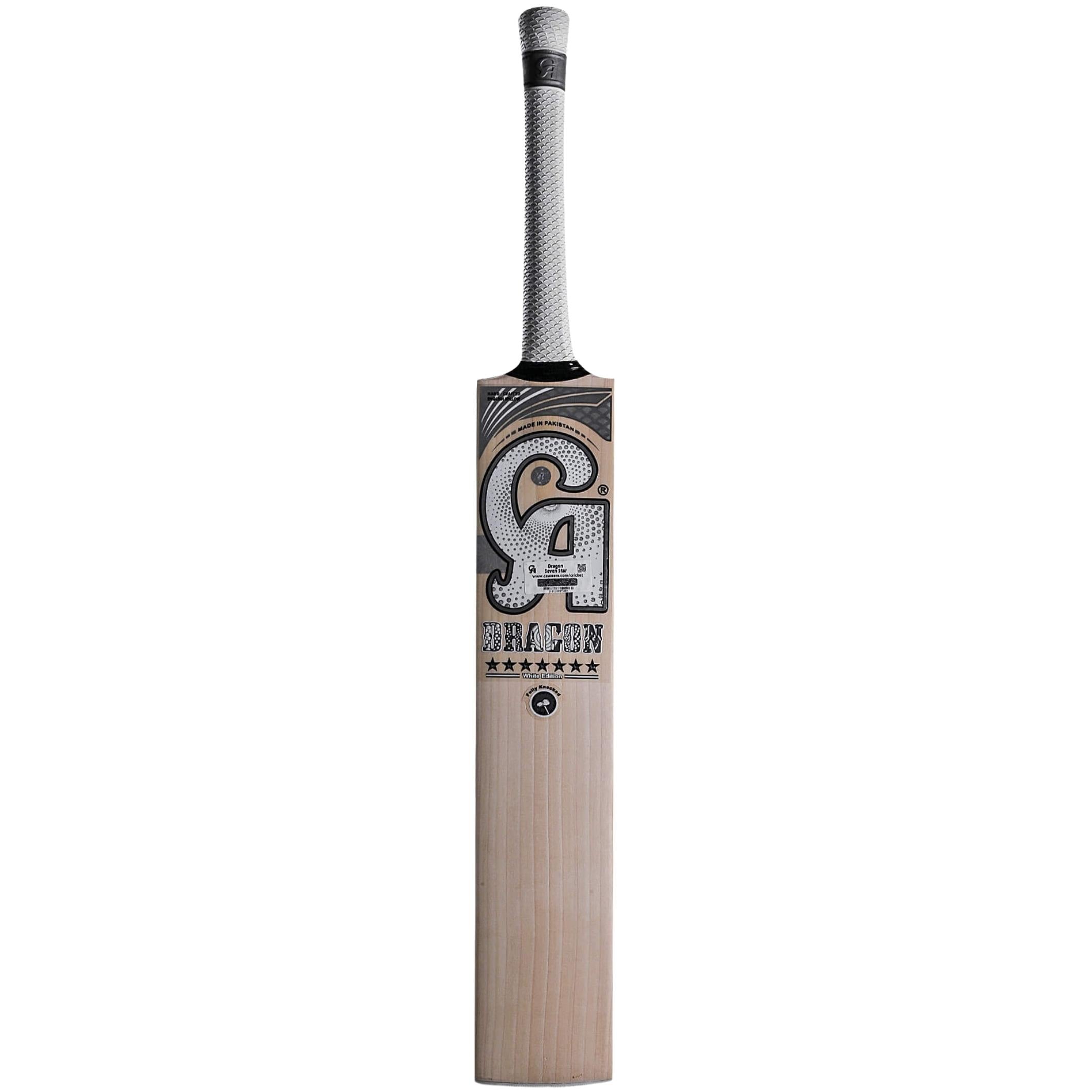 CA Cricket Bat, Model White Dragon 7-Star, English Willow