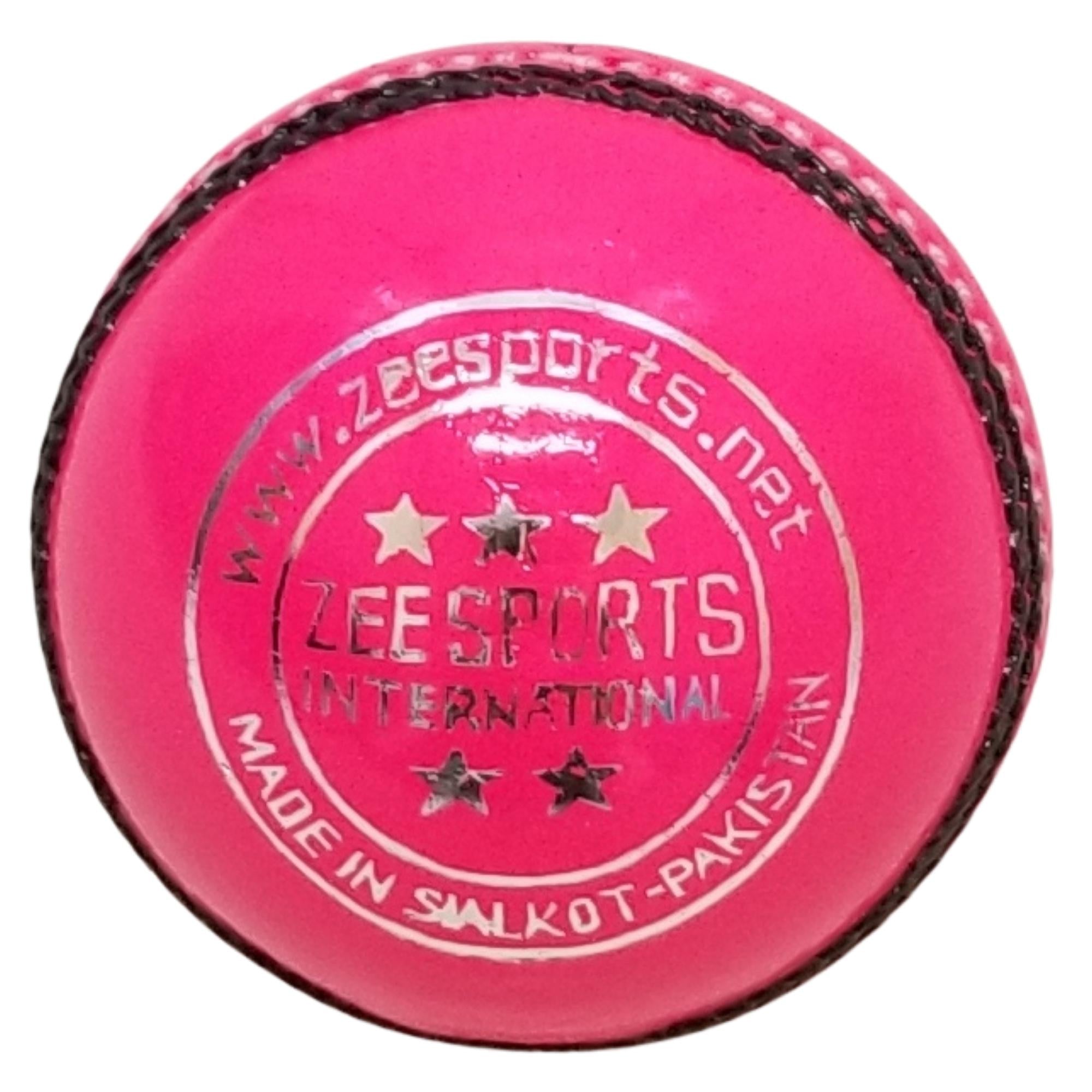 ZEE SPORTS PINK CRICKET BALLS