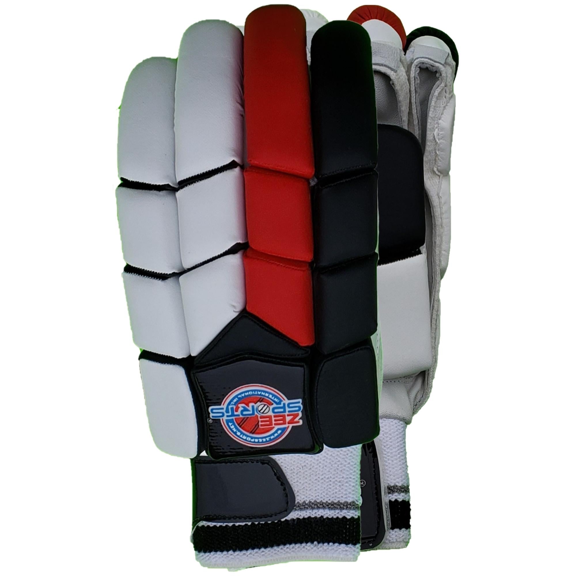 Zee Sports CRICKET Batting Gloves Red Black