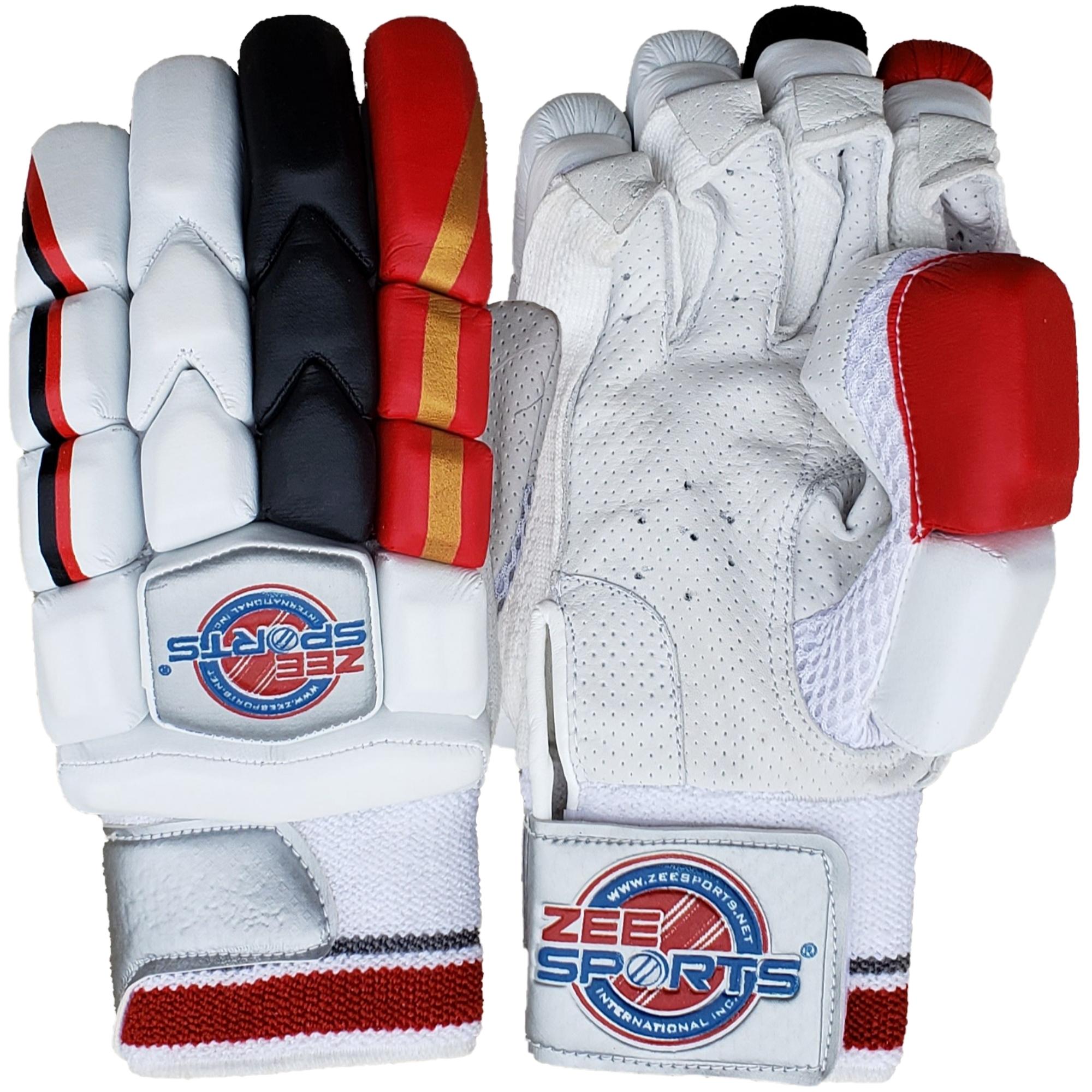 Zee Sports Sonic Red Black Batting Gloves
