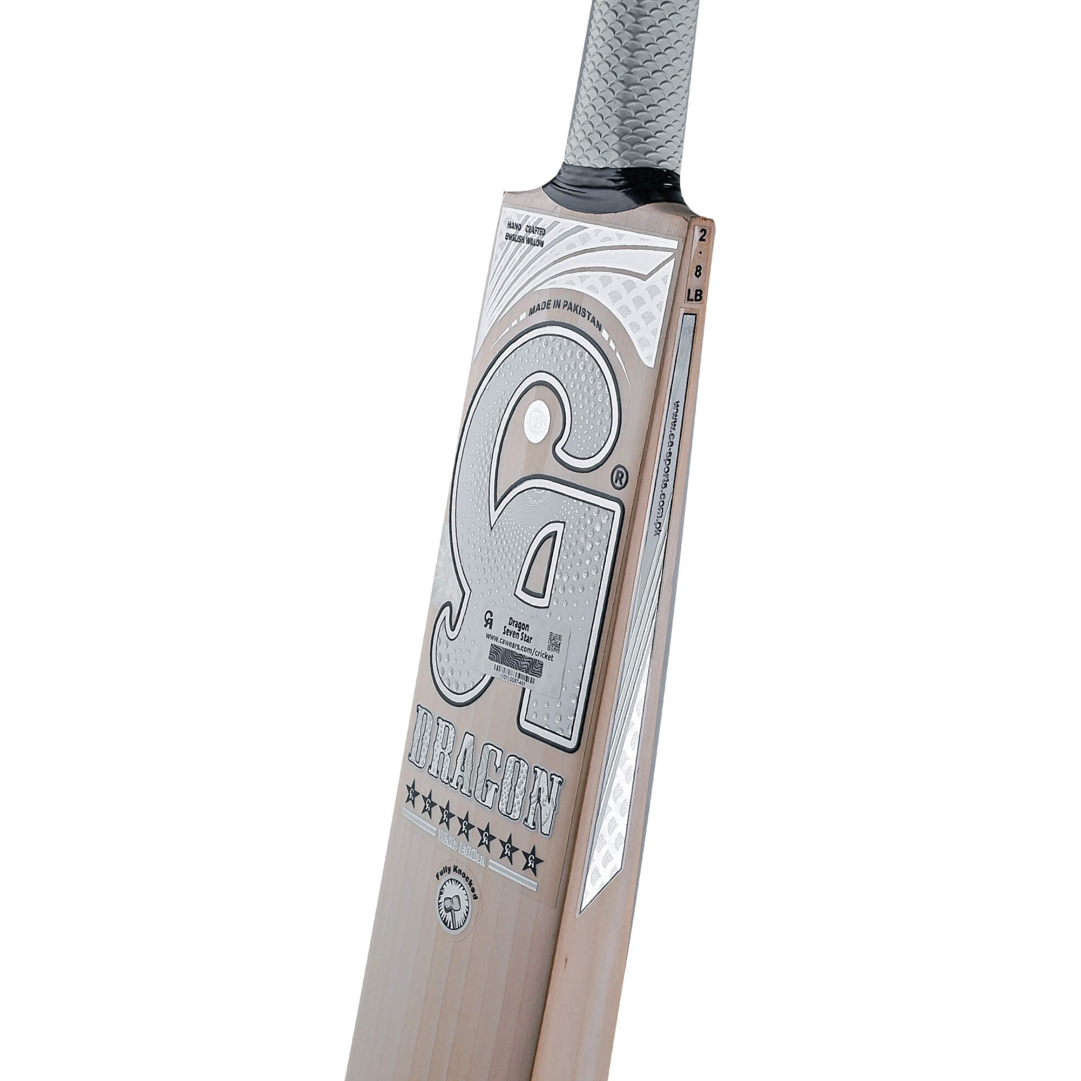 CA Cricket Bat, Model White Dragon 7-Star, English Willow 2024 MODEL