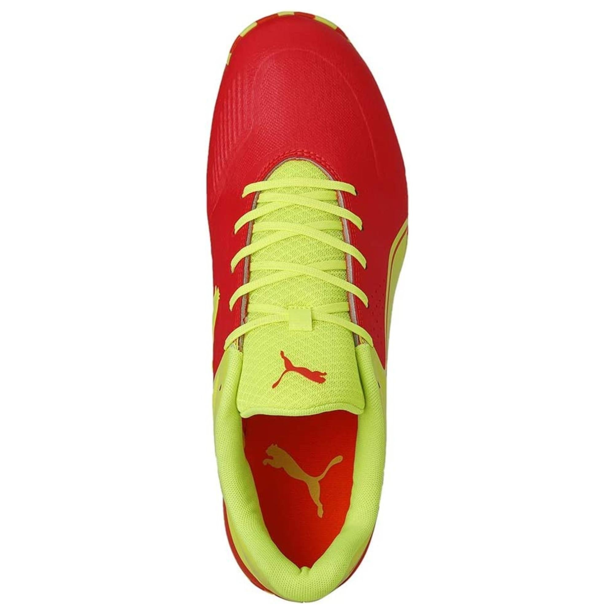 Puma Cricket Shoes One 8, Red/Yellow