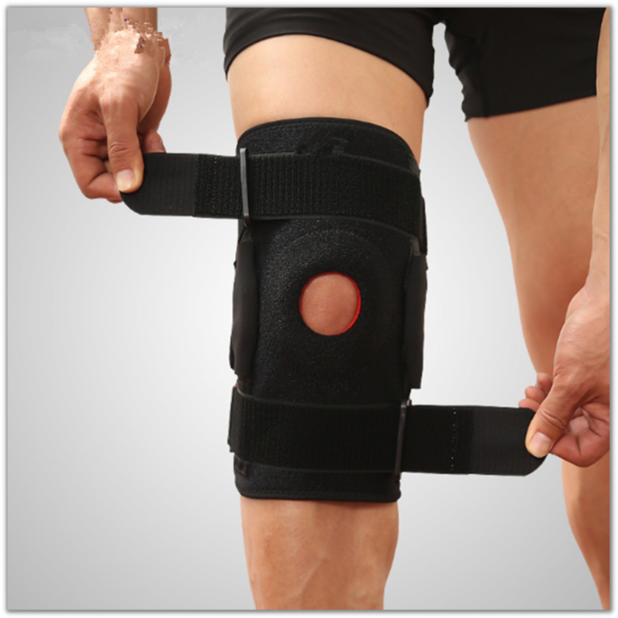 Zee Sports Knee Brace With Side Metal Bars