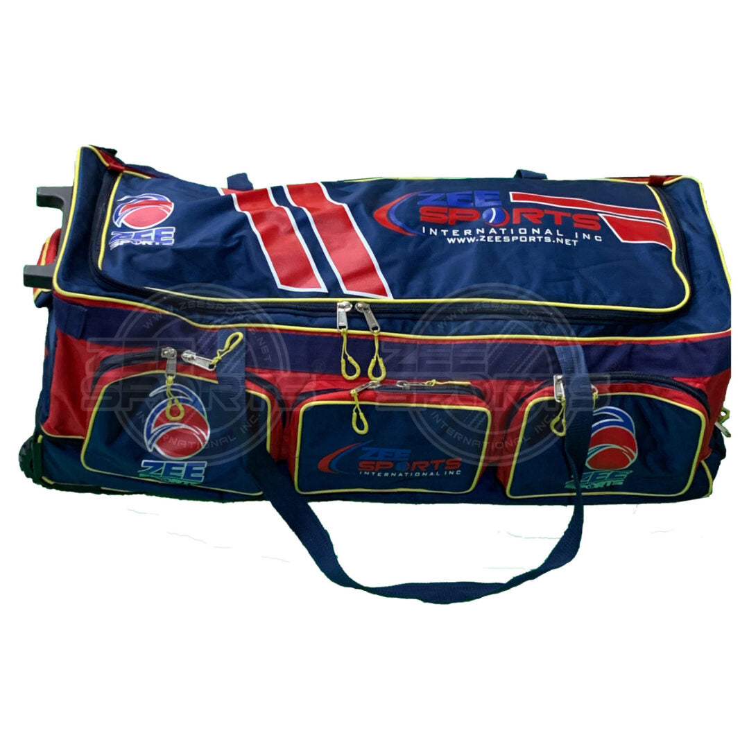 Zee Sports Cricket Kitbag Reserve Edition Blue & Red Combination