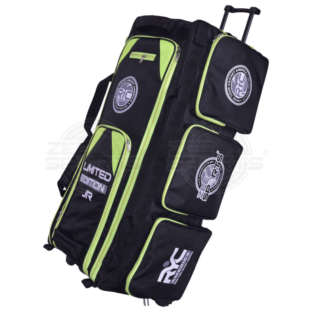 Zee Sports Kit Bag Limited Edition JR Wheelie WITH BAT CAVE
