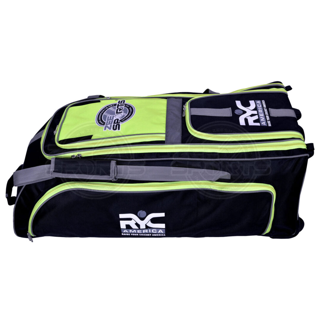 Zee Sports Wheelie Back Pack Kit Bag | RYC | Black Green